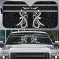 Kia Ora New Zealand Auto Sun Shade Maori Language Week Pango Taniko Motif - Aussie Hoodie