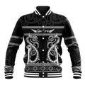 Kia Ora New Zealand Baseball Jacket Maori Language Week Pango Taniko Motif - Aussie Hoodie