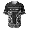 Kia Ora New Zealand Baseball Jersey Maori Language Week Pango Taniko Motif - Aussie Hoodie