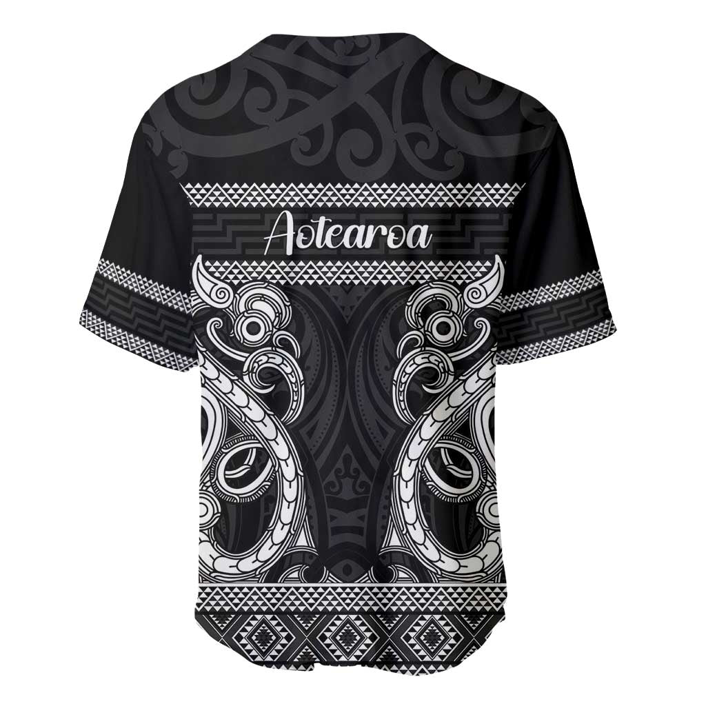 Kia Ora New Zealand Baseball Jersey Maori Language Week Pango Taniko Motif - Aussie Hoodie