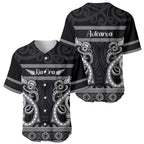 Kia Ora New Zealand Baseball Jersey Maori Language Week Pango Taniko Motif - Aussie Hoodie