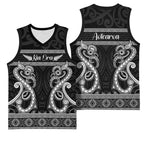 Kia Ora New Zealand Basketball Jersey Maori Language Week Pango Taniko Motif - Aussie Hoodie