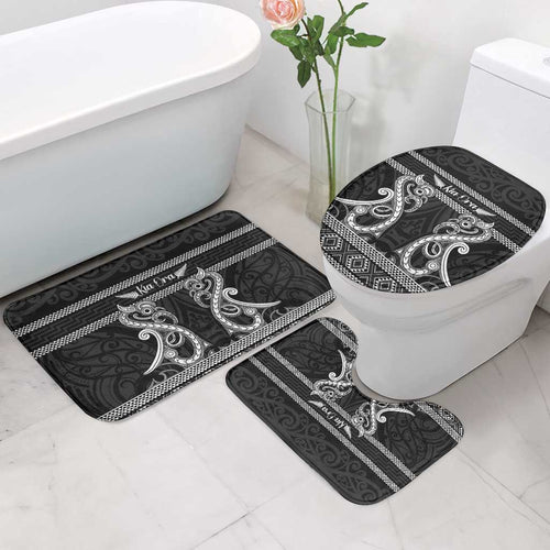 Kia Ora New Zealand Bathroom Set Maori Language Week Pango Taniko Motif - Aussie Hoodie
