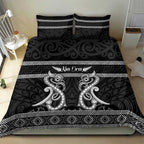 Kia Ora New Zealand Bedding Set Maori Language Week Pango Taniko Motif - Aussie Hoodie