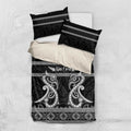 Kia Ora New Zealand Bedding Set Maori Language Week Pango Taniko Motif - Aussie Hoodie