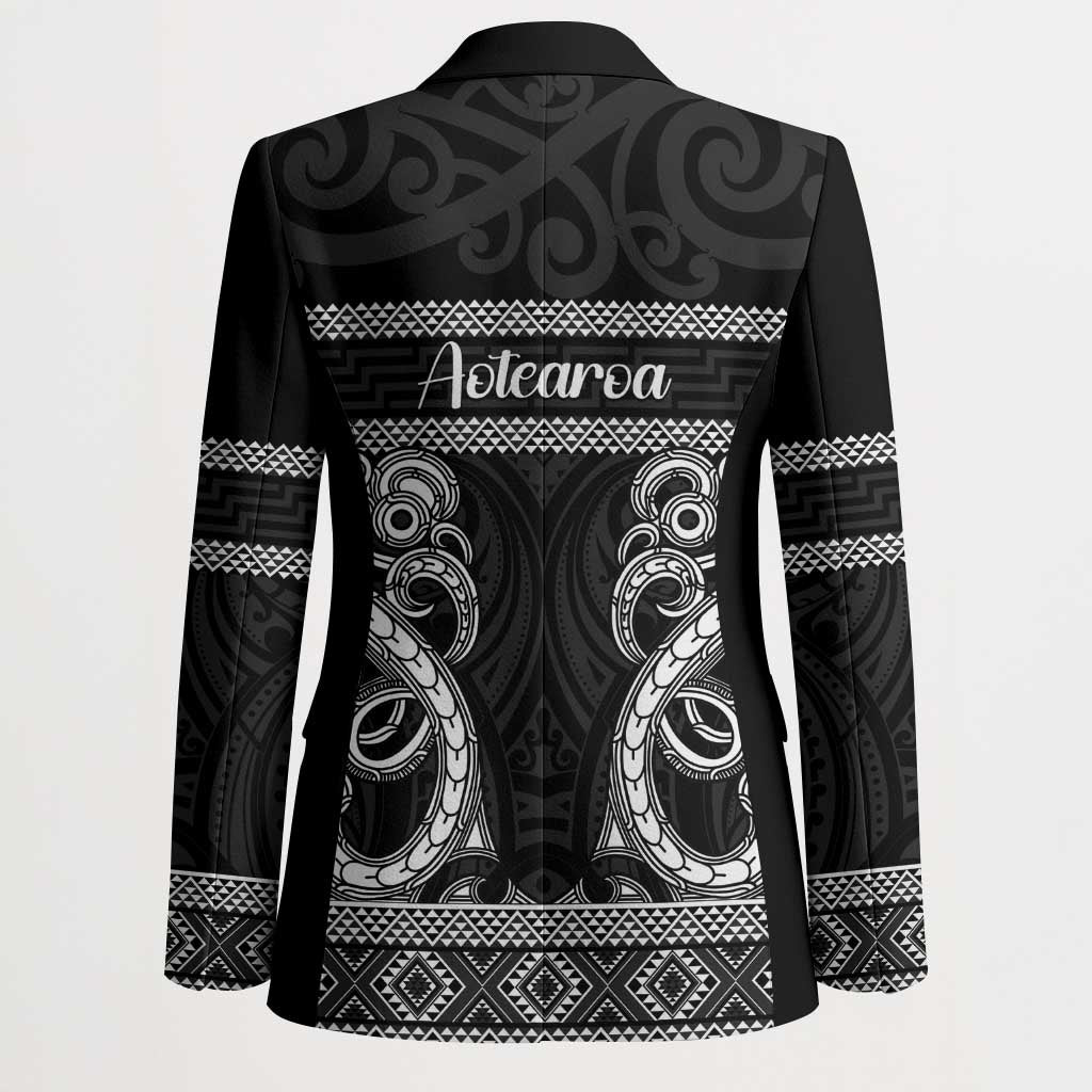 Kia Ora New Zealand Blazer Maori Language Week Pango Taniko Motif - Aussie Hoodie