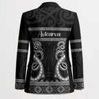 Kia Ora New Zealand Blazer Maori Language Week Pango Taniko Motif - Aussie Hoodie