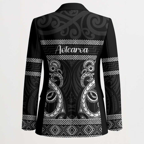 Kia Ora New Zealand Blazer Maori Language Week Pango Taniko Motif - Aussie Hoodie