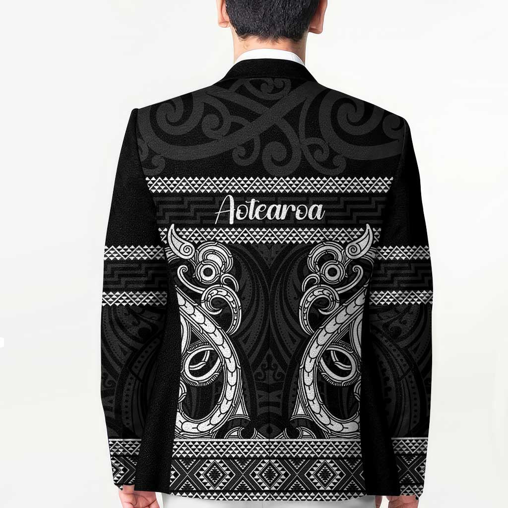 Kia Ora New Zealand Blazer Maori Language Week Pango Taniko Motif - Aussie Hoodie