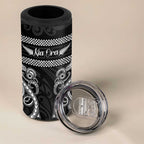 Kia Ora New Zealand 4 in 1 Can Cooler Tumbler Maori Language Week Pango Taniko Motif - Aussie Hoodie