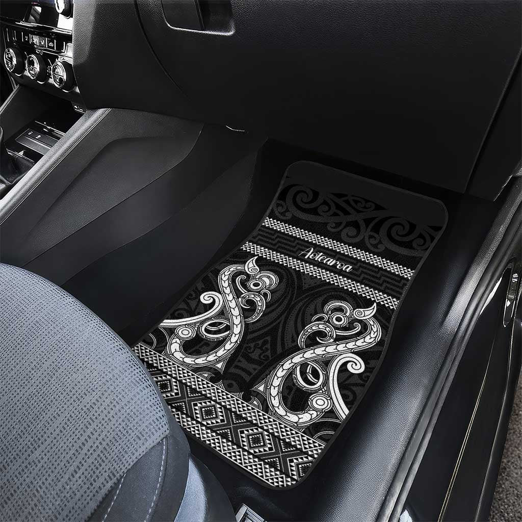 Kia Ora New Zealand Car Mats Maori Language Week Pango Taniko Motif - Aussie Hoodie