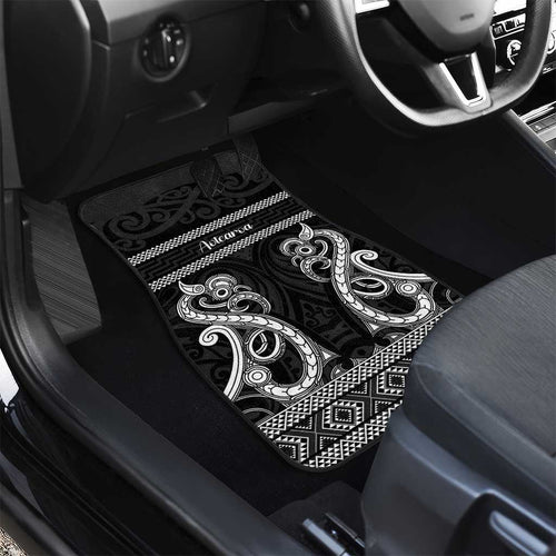 Kia Ora New Zealand Car Mats Maori Language Week Pango Taniko Motif - Aussie Hoodie