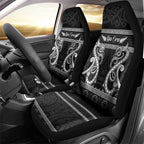 Kia Ora New Zealand Car Seat Cover Maori Language Week Pango Taniko Motif - Aussie Hoodie