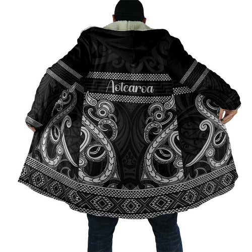 Kia Ora New Zealand Cloak Maori Language Week Pango Taniko Motif - Aussie Hoodie