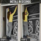 Kia Ora New Zealand Door Cover Maori Language Week Pango Taniko Motif - Aussie Hoodie