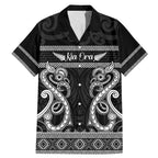Kia Ora New Zealand Family Matching Mermaid Dress and Hawaiian Shirt Maori Language Week Pango Taniko Motif - Aussie Hoodie
