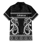 Kia Ora New Zealand Family Matching Mermaid Dress and Hawaiian Shirt Maori Language Week Pango Taniko Motif - Aussie Hoodie