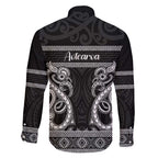 Kia Ora New Zealand Family Matching Short Sleeve Bodycon Dress and Hawaiian Shirt Maori Language Week Pango Taniko Motif - Aussie Hoodie