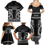 Kia Ora New Zealand Family Matching Summer Maxi Dress and Hawaiian Shirt Maori Language Week Pango Taniko Motif - Aussie Hoodie