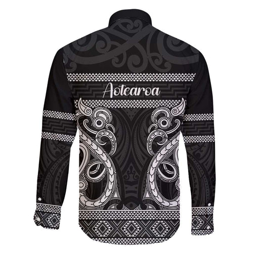 Kia Ora New Zealand Family Matching Summer Maxi Dress and Hawaiian Shirt Maori Language Week Pango Taniko Motif - Aussie Hoodie