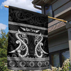 Kia Ora New Zealand Garden Flag Maori Language Week Pango Taniko Motif - Aussie Hoodie