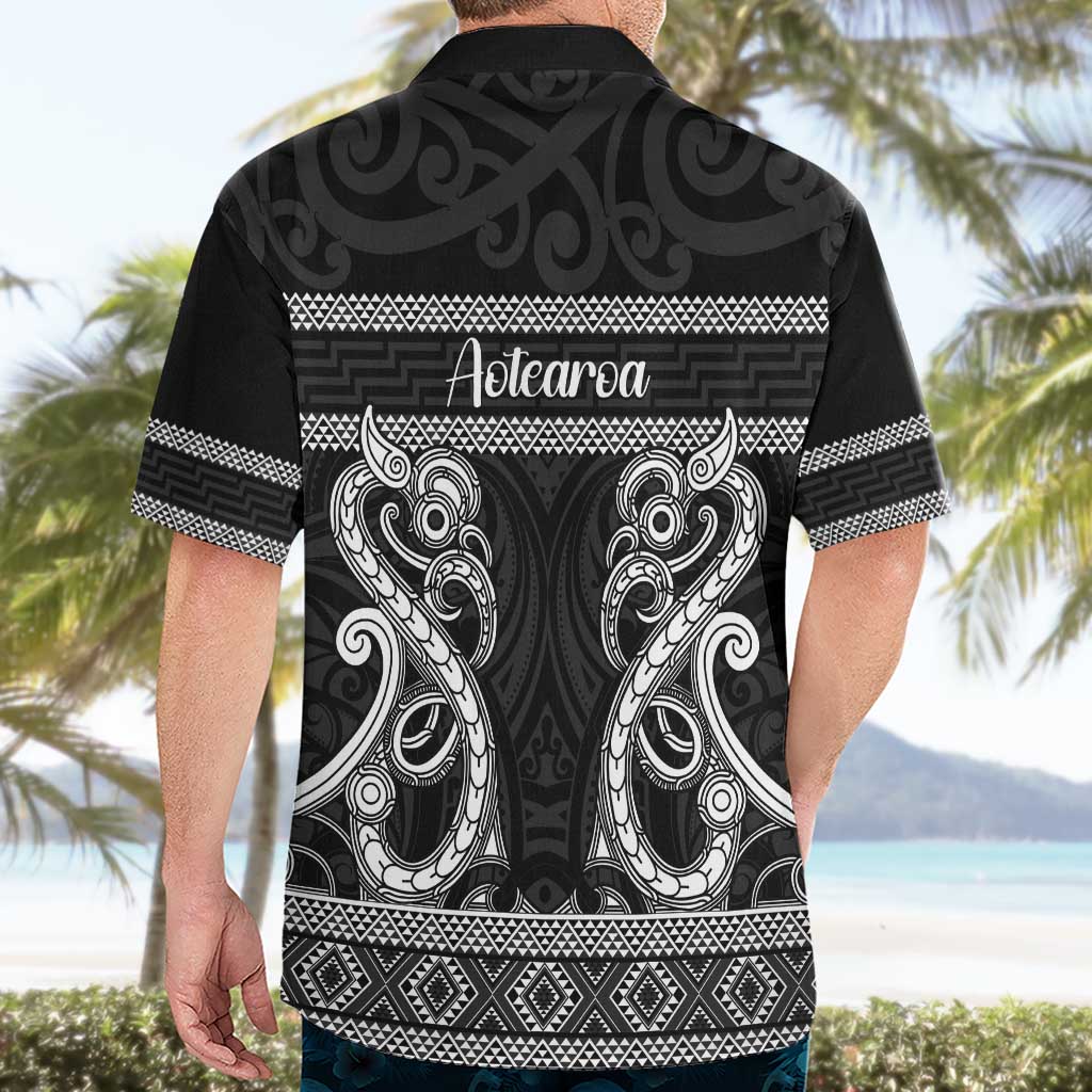 Kia Ora New Zealand Hawaiian Shirt Maori Language Week Pango Taniko Motif - Aussie Hoodie