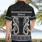 Kia Ora New Zealand Hawaiian Shirt Maori Language Week Pango Taniko Motif - Aussie Hoodie