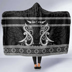 Kia Ora New Zealand Hooded Blanket Maori Language Week Pango Taniko Motif - Aussie Hoodie