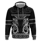 Kia Ora New Zealand Hoodie Maori Language Week Pango Taniko Motif - Aussie Hoodie