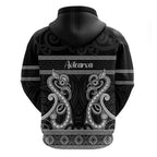 Kia Ora New Zealand Hoodie Maori Language Week Pango Taniko Motif - Aussie Hoodie