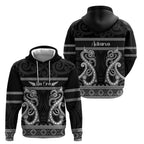 Kia Ora New Zealand Hoodie Maori Language Week Pango Taniko Motif - Aussie Hoodie
