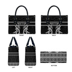 Kia Ora New Zealand Leather Bag Maori Language Week Pango Taniko Motif - Aussie Hoodie