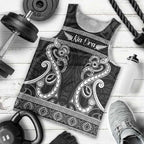 Kia Ora New Zealand Men Tank Top Maori Language Week Pango Taniko Motif - Aussie Hoodie