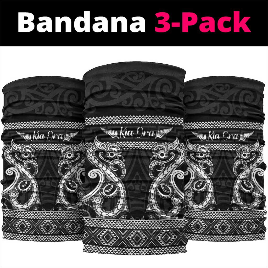 Kia Ora New Zealand Neck Gaiter Maori Language Week Pango Taniko Motif - Aussie Hoodie