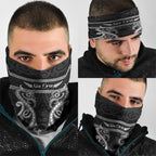Kia Ora New Zealand Neck Gaiter Maori Language Week Pango Taniko Motif - Aussie Hoodie
