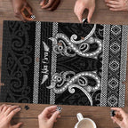 Kia Ora New Zealand Puzzle Maori Language Week Pango Taniko Motif - Aussie Hoodie