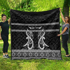 Kia Ora New Zealand Quilt Maori Language Week Pango Taniko Motif - Aussie Hoodie