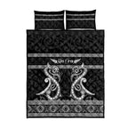 Kia Ora New Zealand Quilt Bed Set Maori Language Week Pango Taniko Motif - Aussie Hoodie