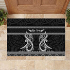 Kia Ora New Zealand Rubber Doormat Maori Language Week Pango Taniko Motif - Aussie Hoodie