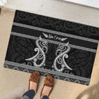 Kia Ora New Zealand Rubber Doormat Maori Language Week Pango Taniko Motif - Aussie Hoodie