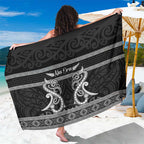 Kia Ora New Zealand Sarong Maori Language Week Pango Taniko Motif - Aussie Hoodie