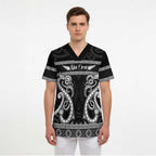 Kia Ora New Zealand Scrub Top Maori Language Week Pango Taniko Motif - Aussie Hoodie