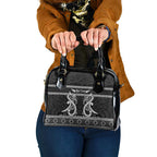 Kia Ora New Zealand Shoulder Handbag Maori Language Week Pango Taniko Motif - Aussie Hoodie