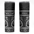 Kia Ora New Zealand Skinny Tumbler Maori Language Week Pango Taniko Motif - Aussie Hoodie