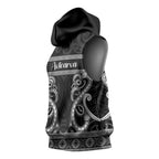 Kia Ora New Zealand Sleeveless Hoodie Maori Language Week Pango Taniko Motif - Aussie Hoodie
