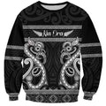 Kia Ora New Zealand Sweatshirt Maori Language Week Pango Taniko Motif - Aussie Hoodie