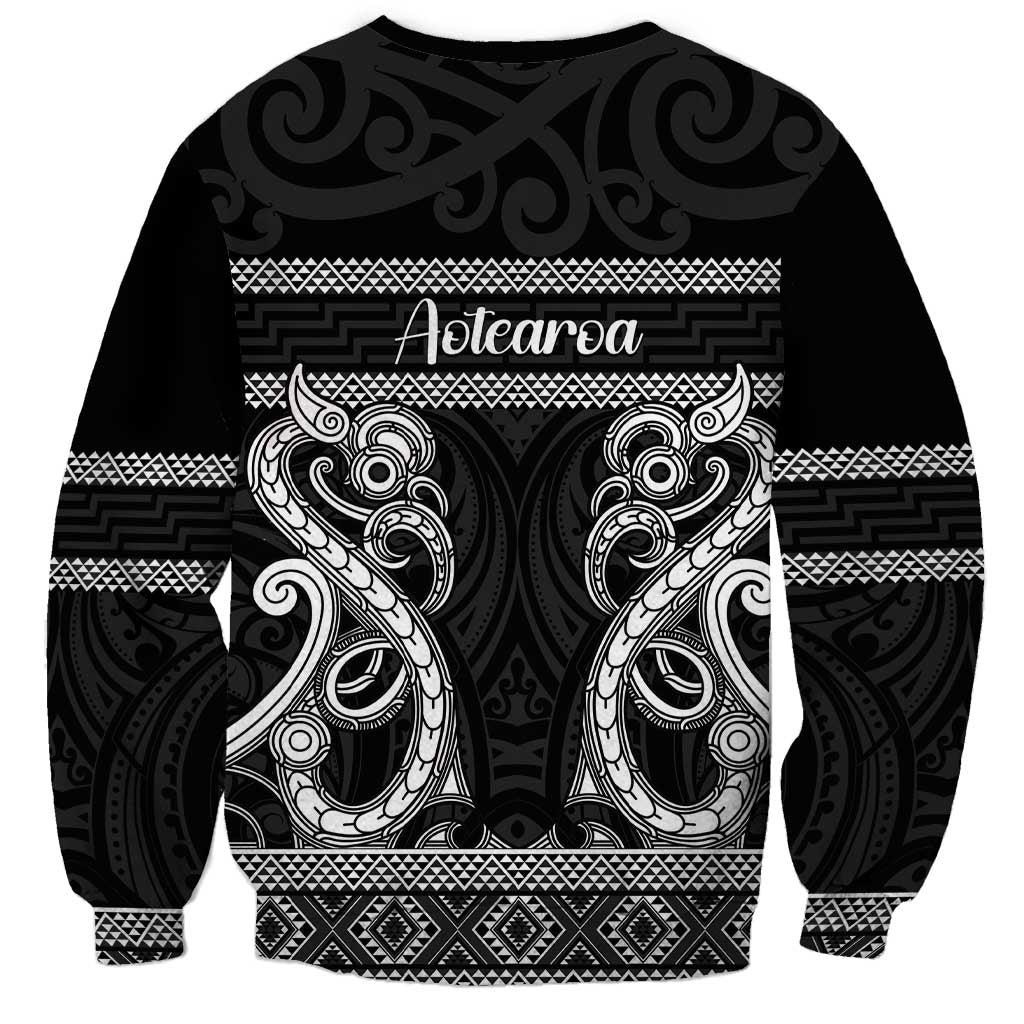 Kia Ora New Zealand Sweatshirt Maori Language Week Pango Taniko Motif - Aussie Hoodie