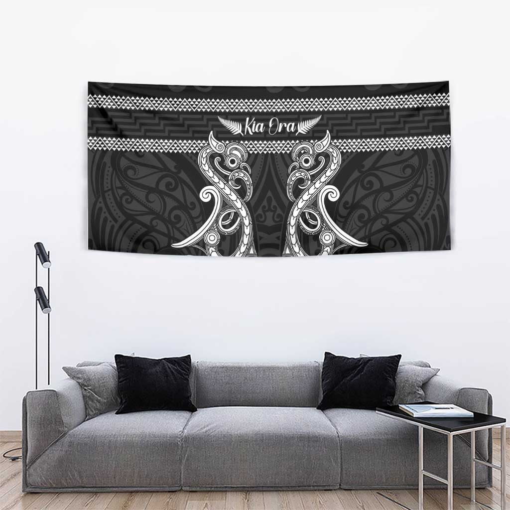 Kia Ora New Zealand Tapestry Maori Language Week Pango Taniko Motif - Aussie Hoodie