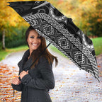 Kia Ora New Zealand Umbrella Maori Language Week Pango Taniko Motif - Aussie Hoodie
