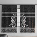 Kia Ora New Zealand Window Curtain Maori Language Week Pango Taniko Motif - Aussie Hoodie